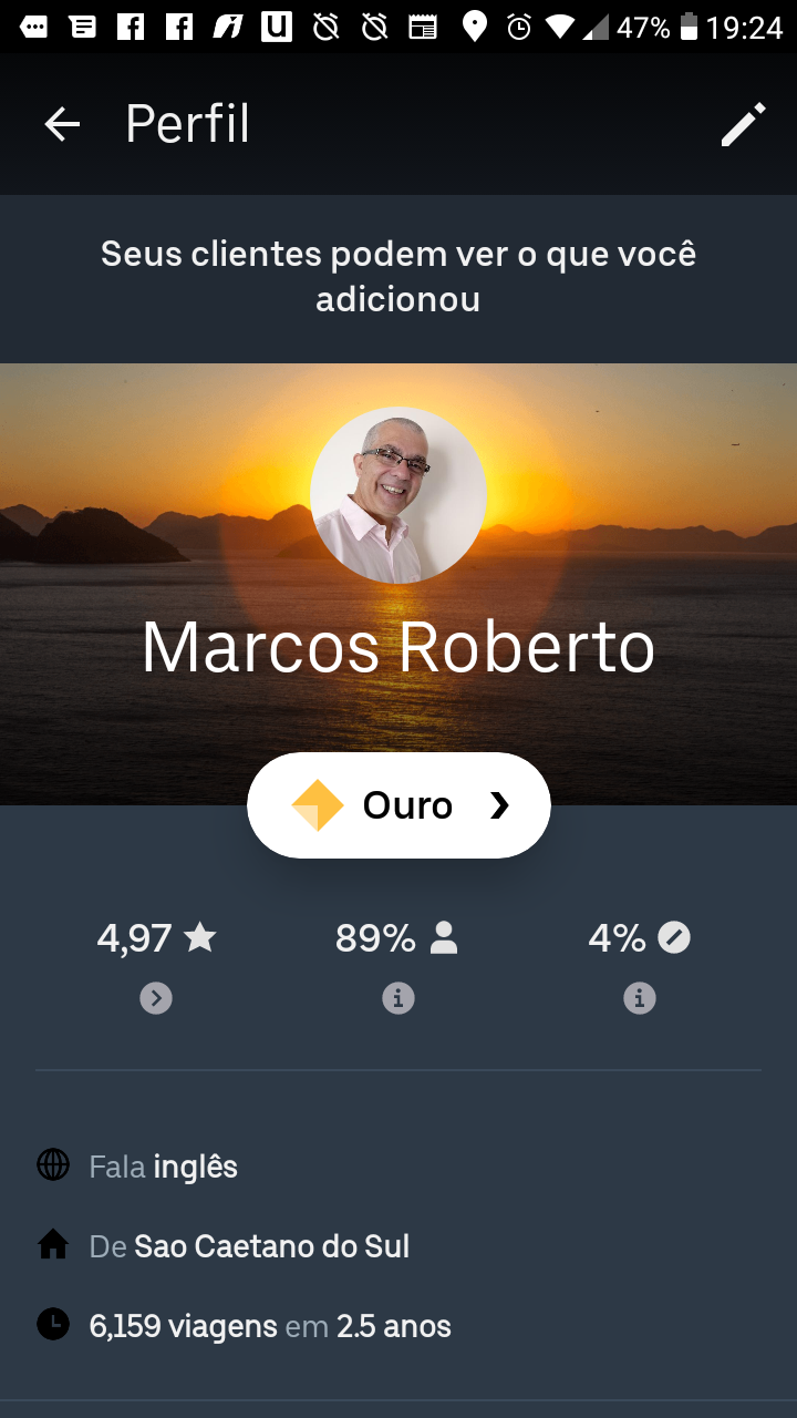 Anuncie  Bem o seu Serviço de Uber Particular